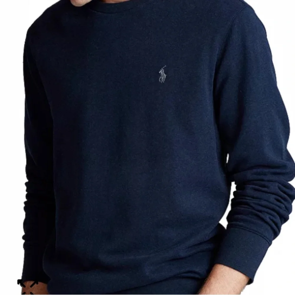 NWT Polo Ralph Lauren Men's 100% Cashmere Dark Blue Crewneck Sweater Size M - Picture 5 of 12